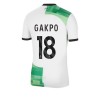 Camiseta de fútbol Liverpool Gakpo 18 Segunda Equipación 23-24 - Hombre